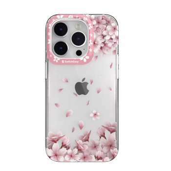 ỐP LƯNG IPHONE 14 PRO SWITCHEASY ARTIST DOUNLE IN-MOLD DECORATION - SAKURA